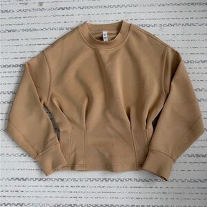 Lululemon Tan Cropped Sweatshirt